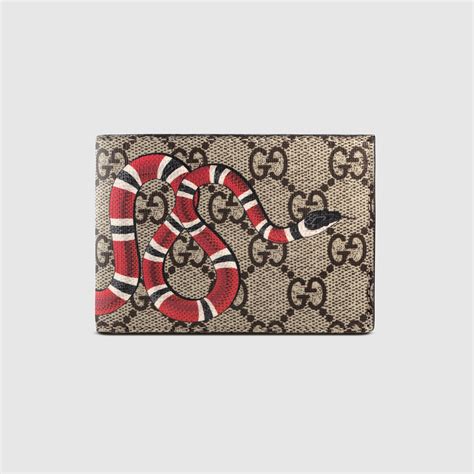 gucci wallet supreme|authentic Gucci snake wallet.